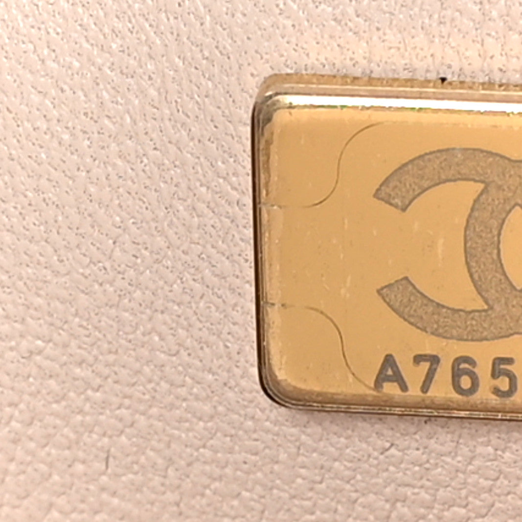 Aged Calfskin Quilted 2.55 Reissue Mini Flap Ecru