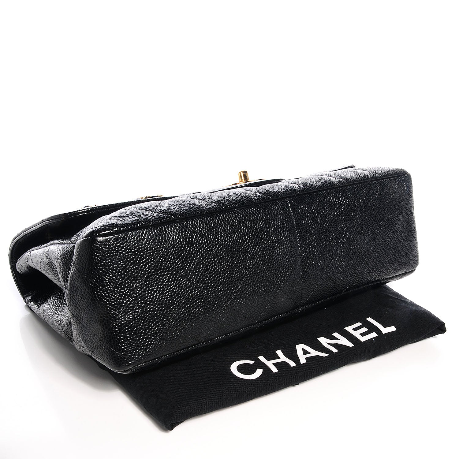 Chanel Caviar Jumbo Single Flap Black 4 of 8