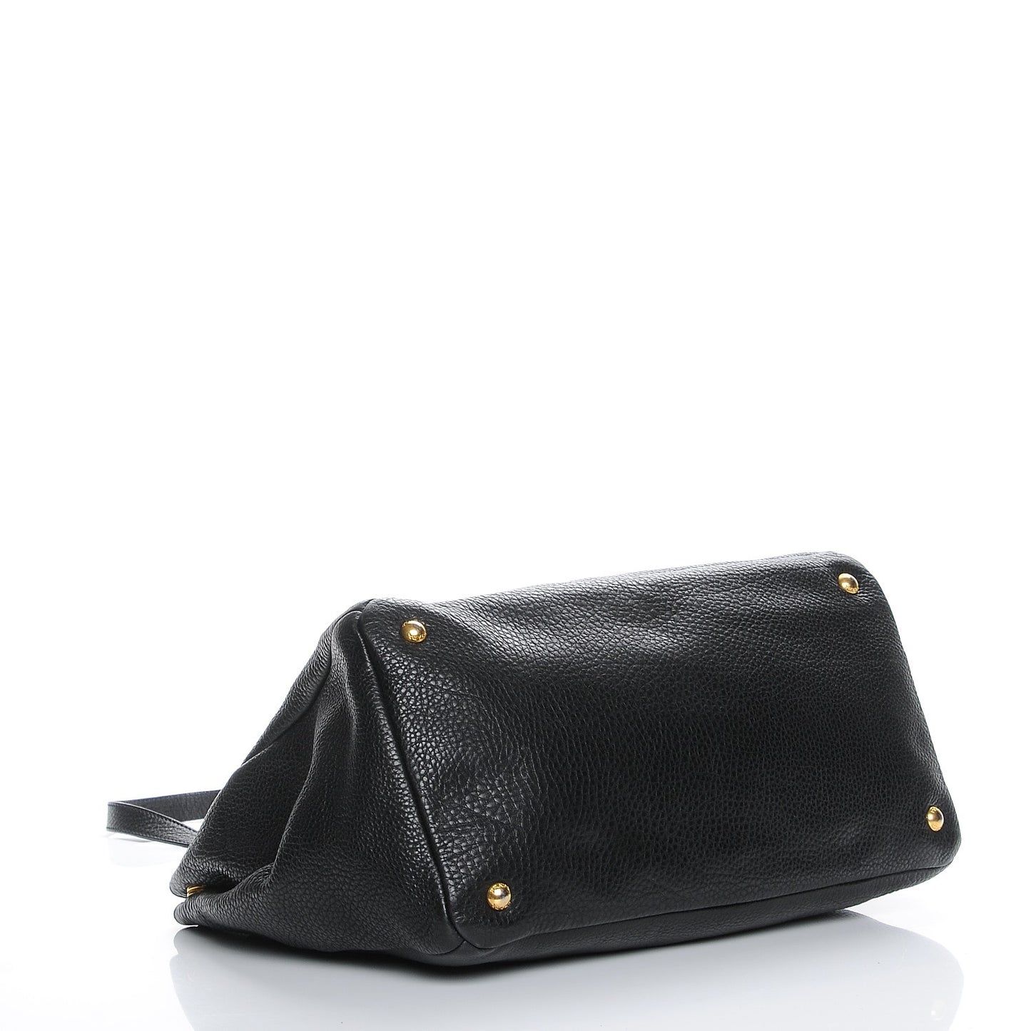 Vitello Daino Tote Nero Black