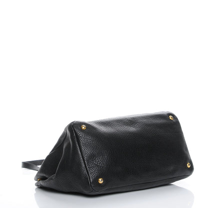 Prada Vitello Daino Tote Nero Black 5 of 9