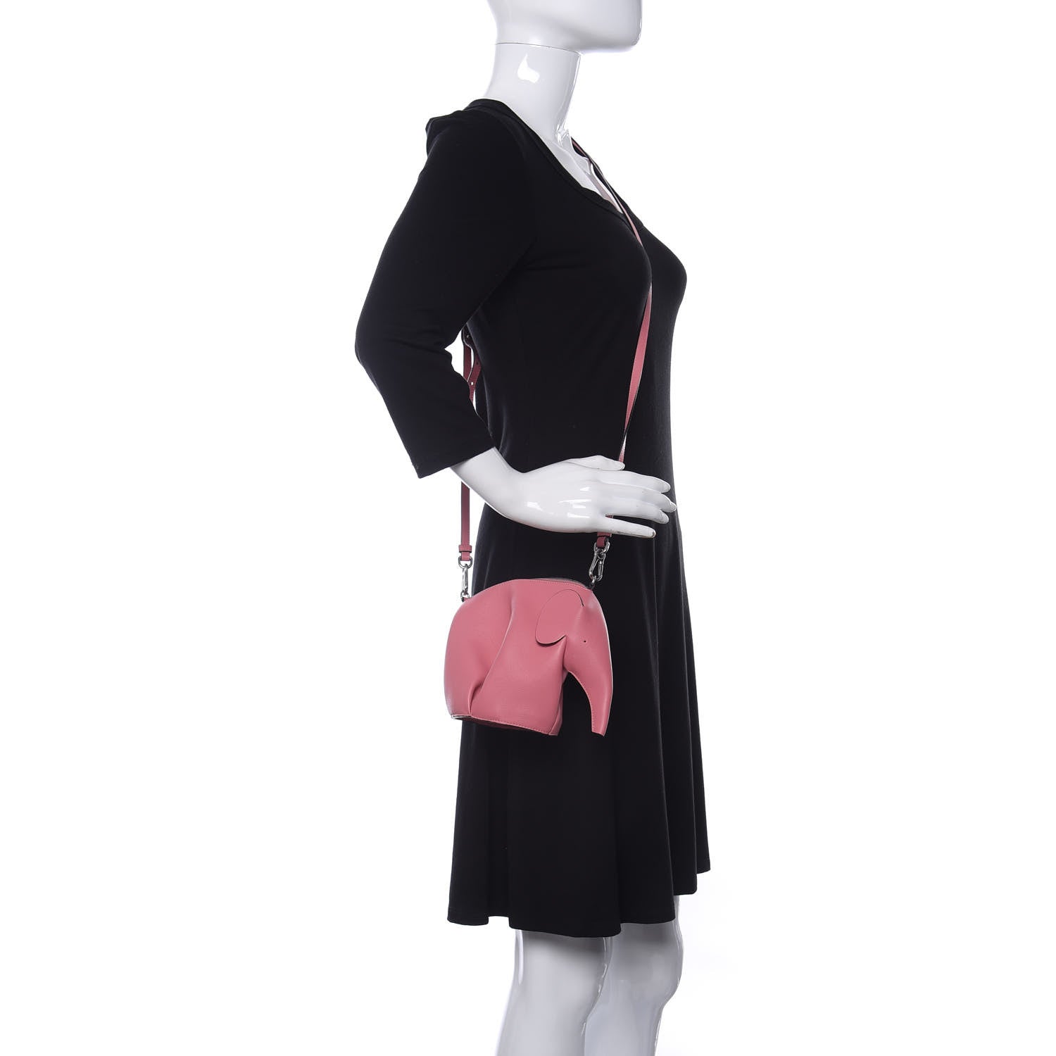 Loewe Calfskin Mini Elephant Crossbody Bag Candy 2 of 10