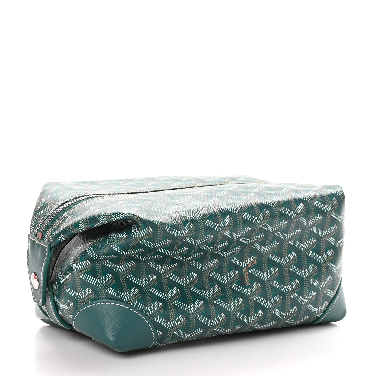 Goyardine Boeing 25 Trousse de Toilette Green