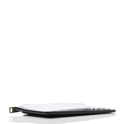 Saint Laurent Calfskin 5 Fragments Zip Pouch Card Holder Black 3 of 4