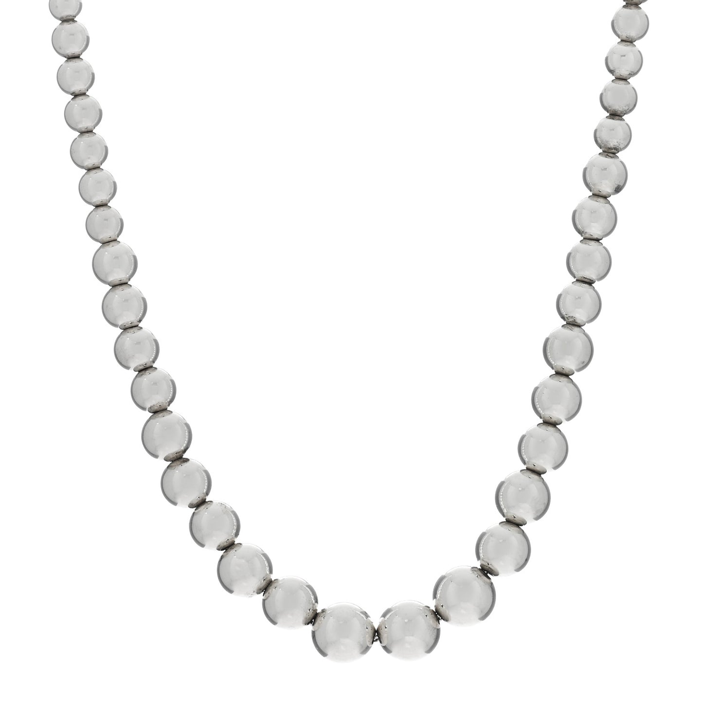 Sterling Silver HardWear Graduated Ball Necklace