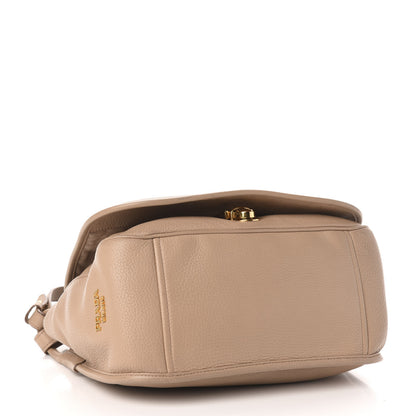 Prada Vitello Daino Logo Messenger Cammeo 5 of 12