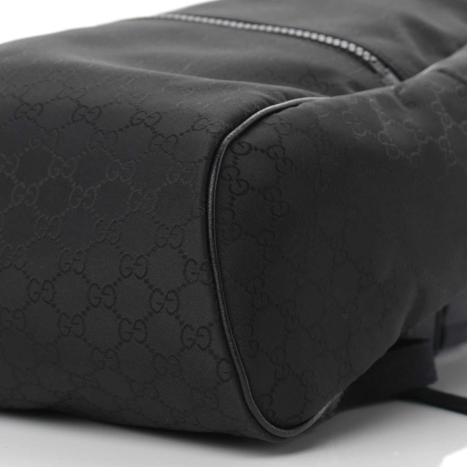 Gucci Nylon Monogram Slim Backpack Black 10 of 11