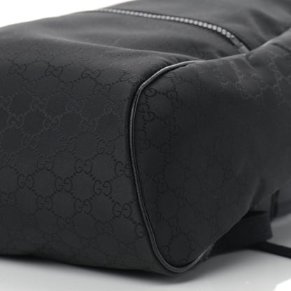 Gucci Nylon Monogram Slim Backpack Black 10 of 11