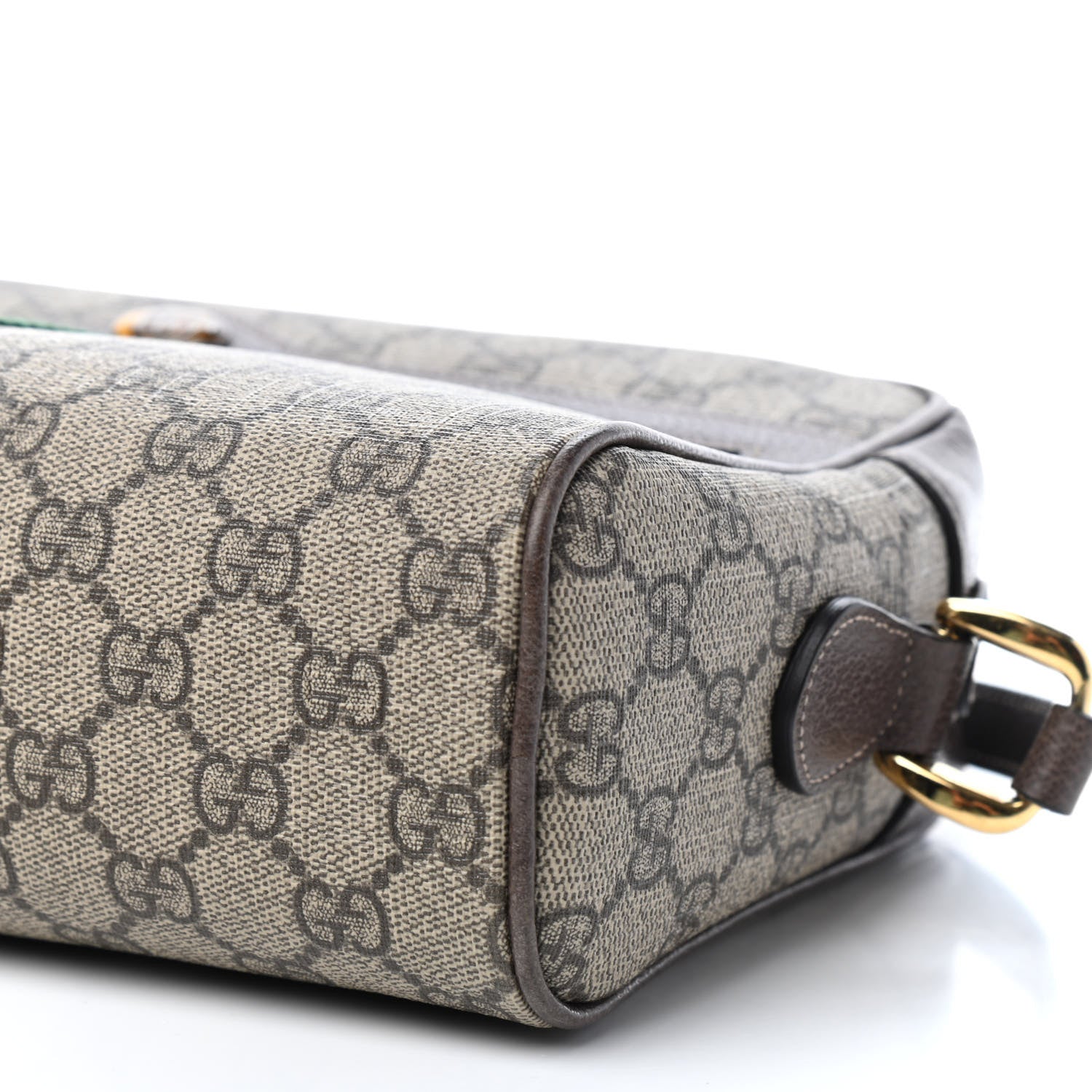 Gucci GG Supreme Monogram Web Small Ophidia Shoulder Bag Brown 6 of 10