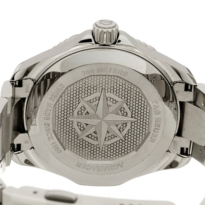Tag Heuer Stainless Steel 40mm Aquaracer Professional 200 Quartz Watch Black WBP1110 4 of 5