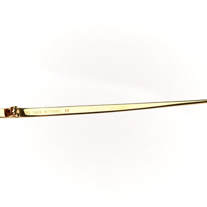 Cartier Panthere De Cartier Aviator 140 Sunglasses Gold 6 of 8