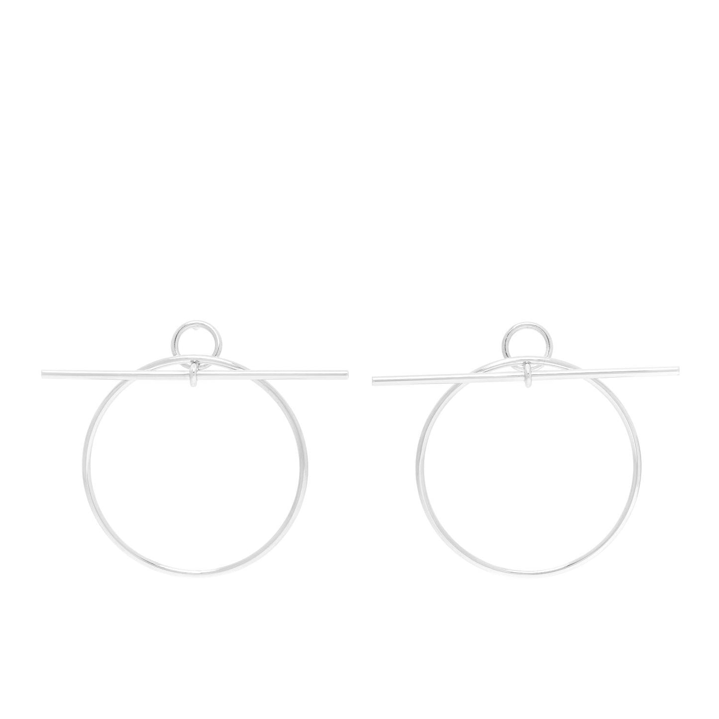 Sterling Silver MM Loop Earrings