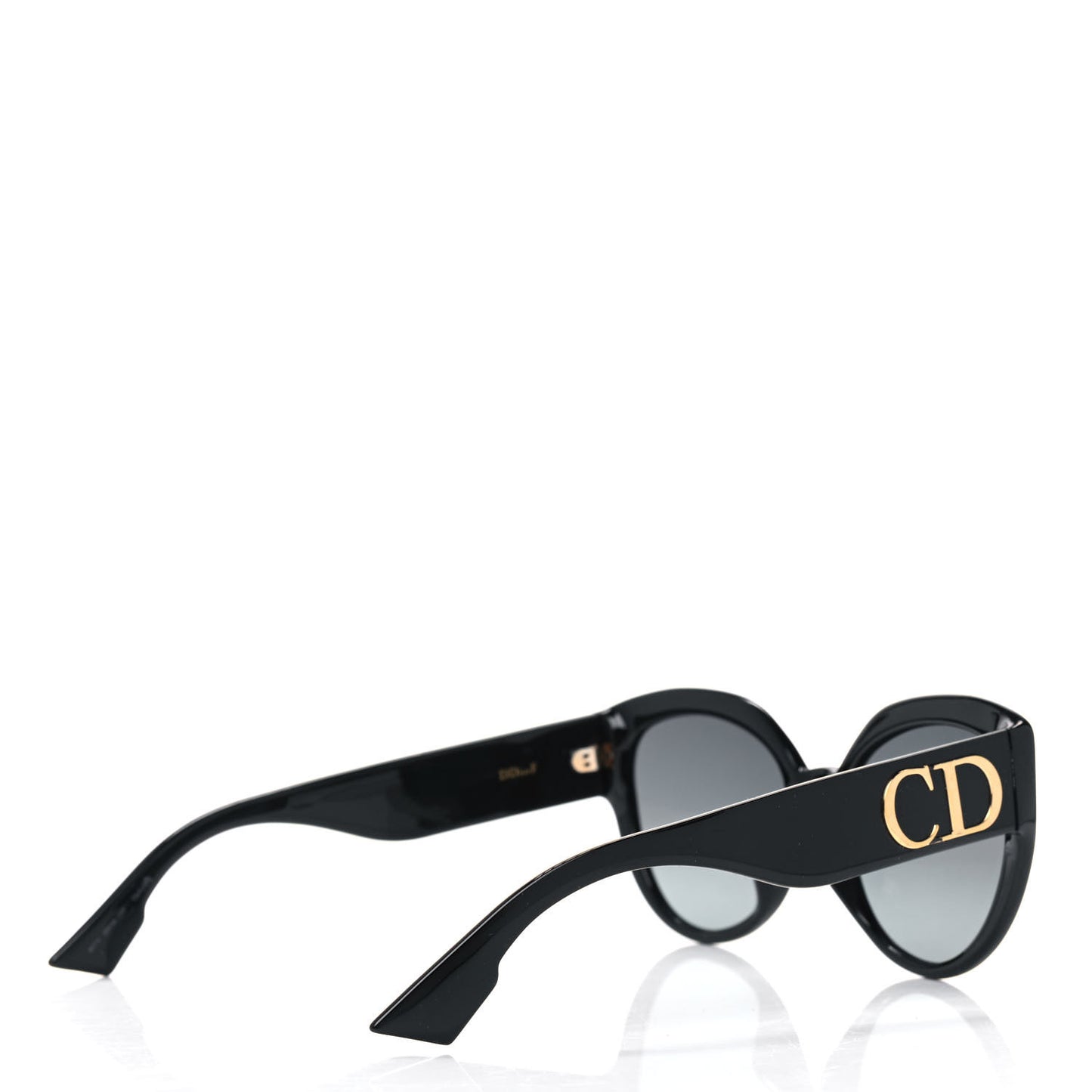 Acetate DDior Cat Eye Sunglasses Black