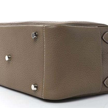 Hermes Taurillon Clemence Lindy 26 Etoupe 8 of 9
