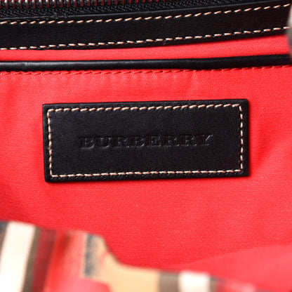 Burberry Vintage Check Graffiti Print Medium Rucksack Backpack Antique Yellow Red 8 of 12