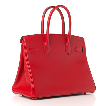 Hermes Epsom Birkin 30 Rouge Casaque 2 of 8