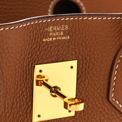 Hermes Togo Birkin 30 Gold 6 of 13
