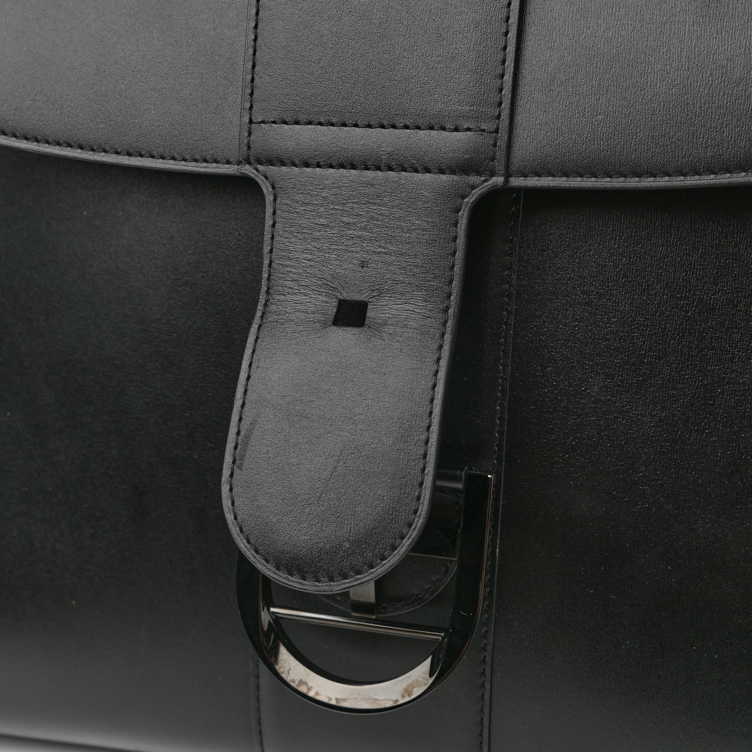 Delvaux Box Calfskin GM Brillant Satchel Black 12 of 12