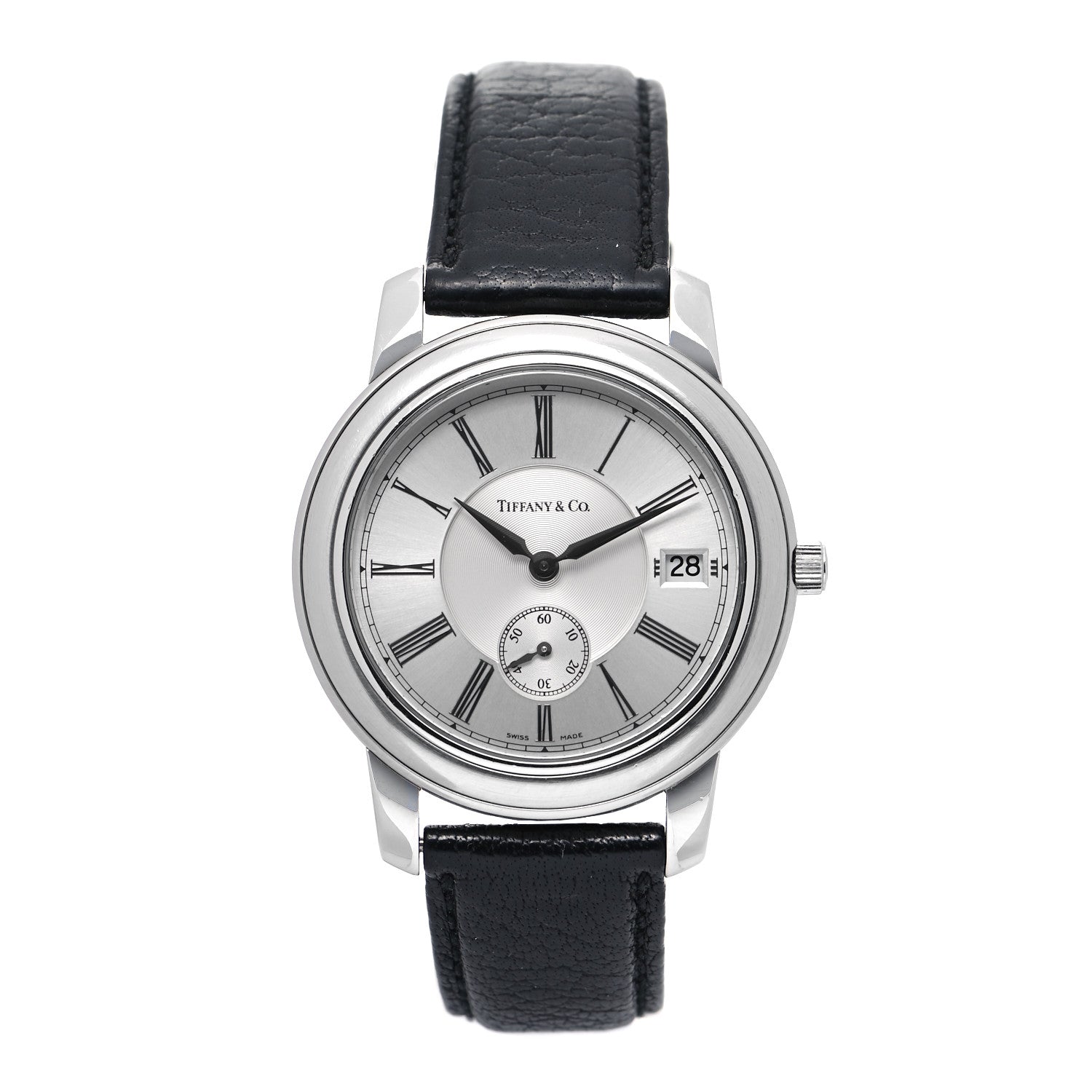 Tiffany Stainless Steel Calfskin 37mm Mark Resonator Automatic Watch 1 of 4