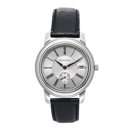 Tiffany Stainless Steel Calfskin 37mm Mark Resonator Automatic Watch 1 of 4