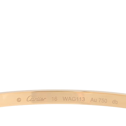 Cartier 18K Yellow Gold Small LOVE Bracelet 16 3 of 5