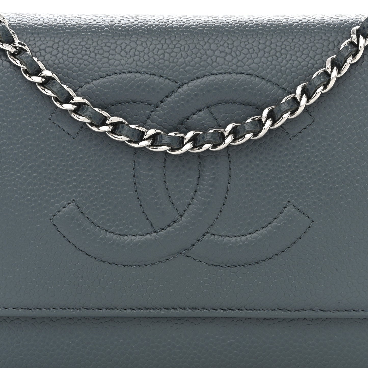 Caviar Timeless CC Wallet on Chain WOC Navy