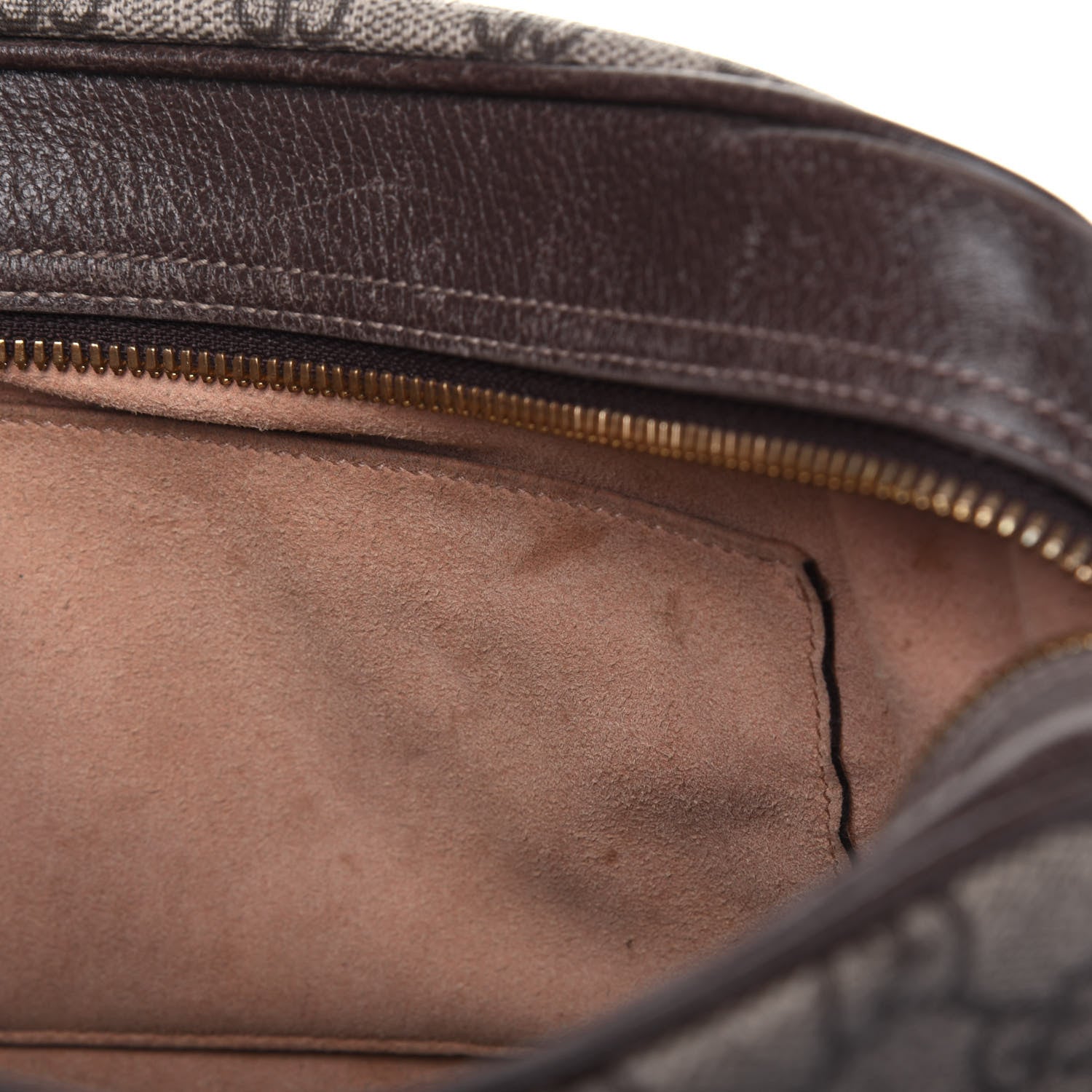 Gucci GG Supreme Monogram Web Small Ophidia Shoulder Bag Brown 12 of 21