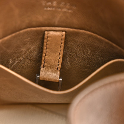 The Row Polished Saddle Calfskin Soft Margaux 10 Bag Mouse Grey 10 of 14