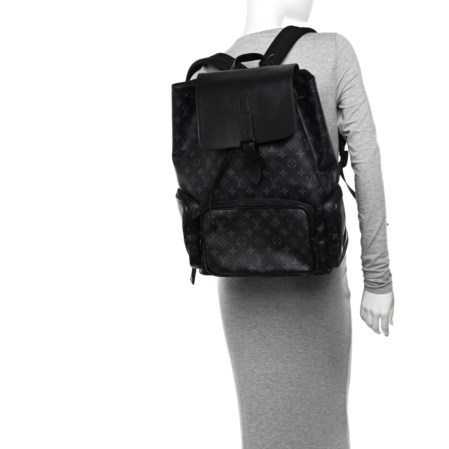 Louis Vuitton Monogram Eclipse Trio Backpack 2 of 10