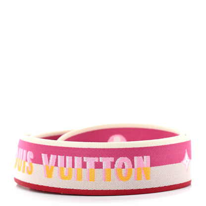 Louis Vuitton Jacquard Speedy Bandouliere 20 Shoulder Strap Fuchsia 2 of 3