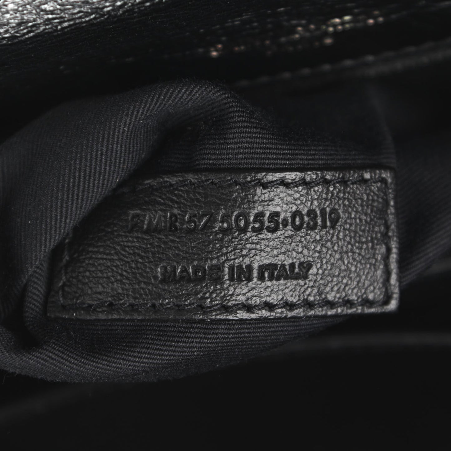 Crinkled Calfskin Matelasse Monogram Medium Niki Chain Satchel Black