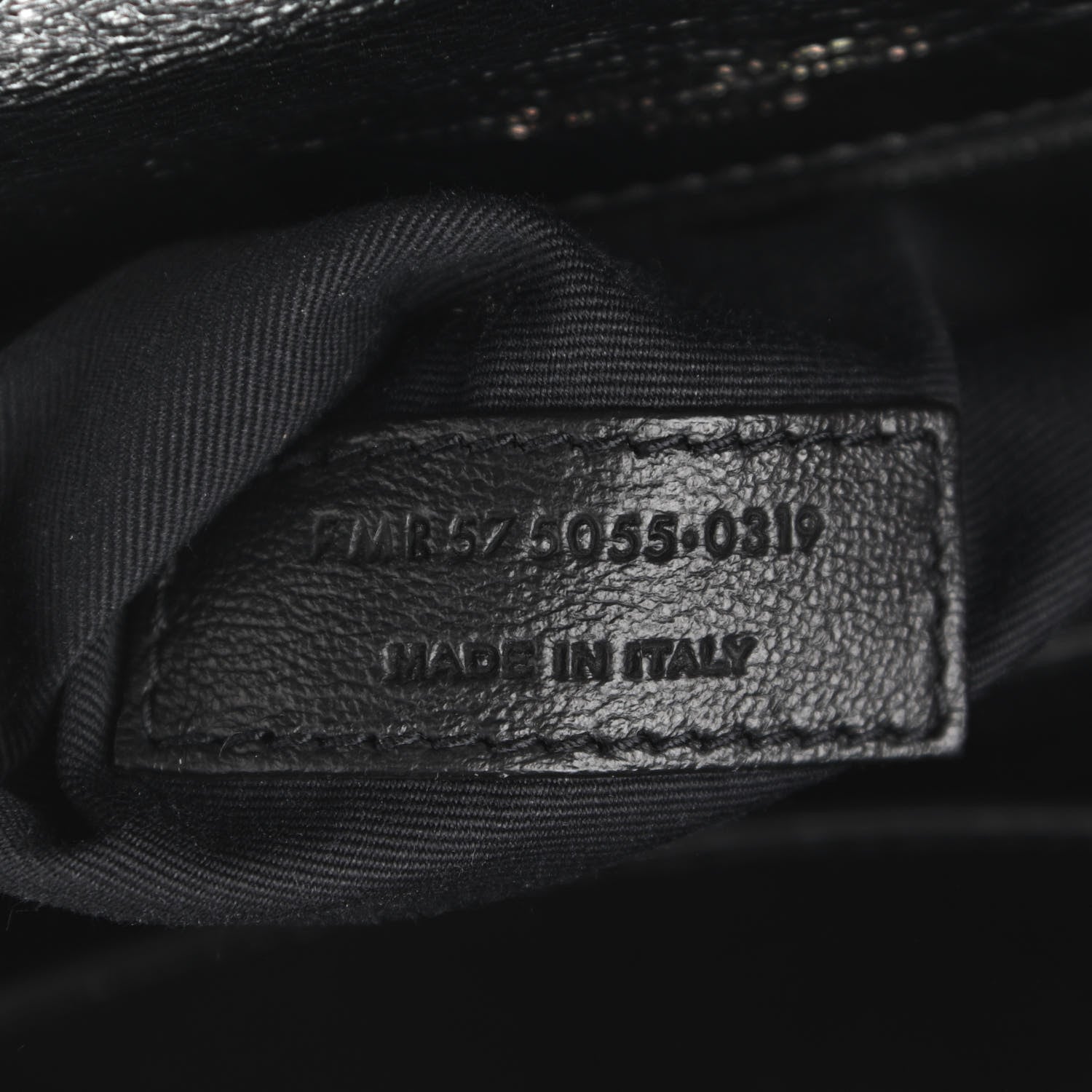 Saint Laurent Crinkled Calfskin Matelasse Monogram Medium Niki Chain Satchel Black 7 of 10