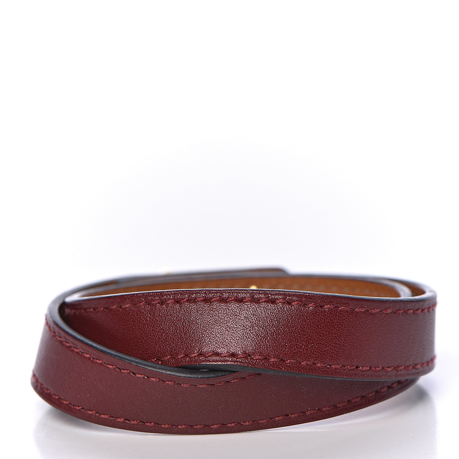 Hermes Box Kelly Double Tour Bracelet Rouge H 3 of 5