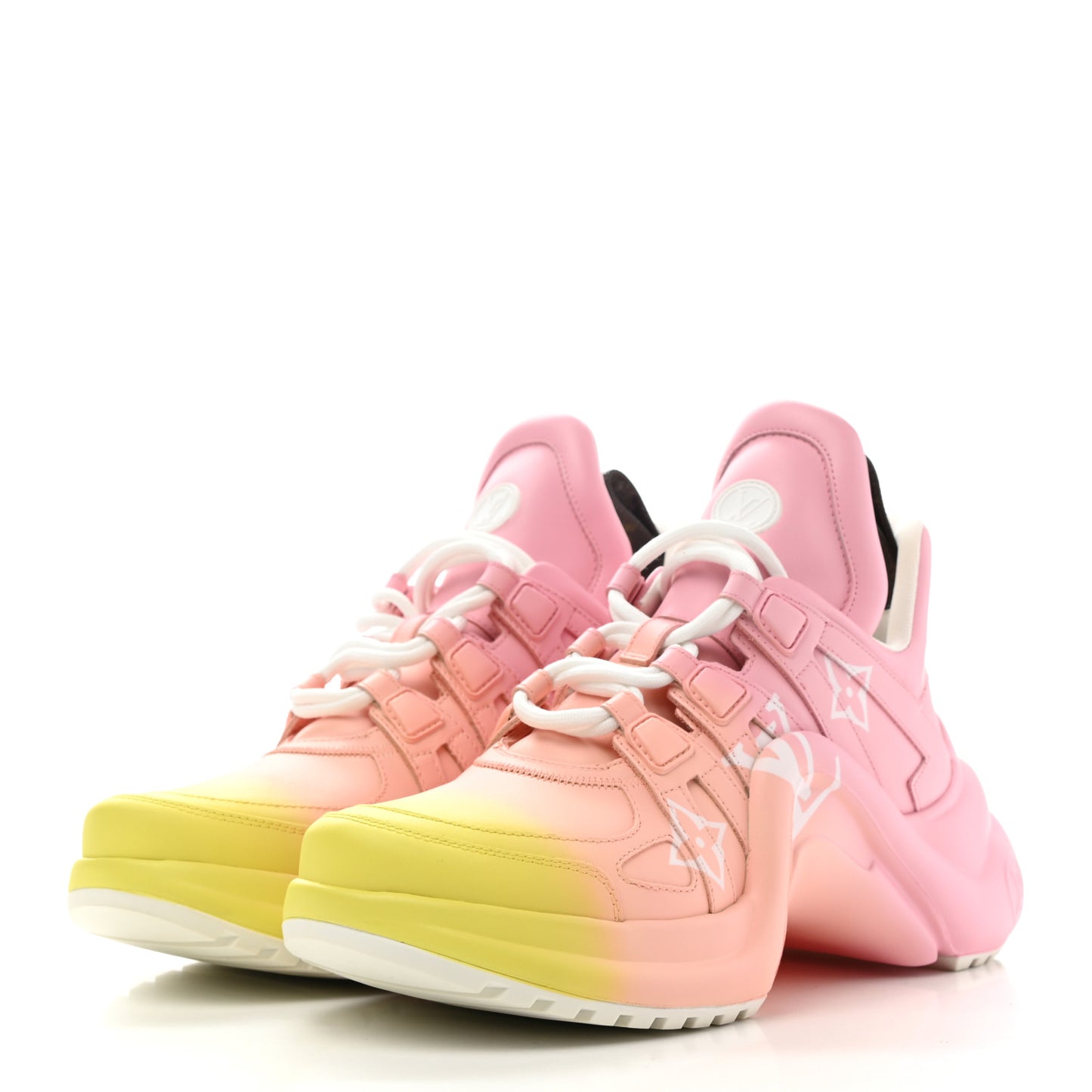 Calfskin LV Archlight Sneakers 38 Pink