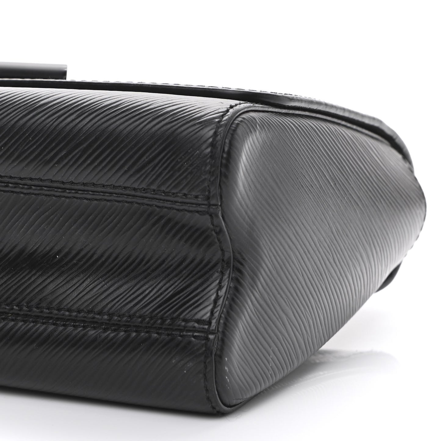 Epi Twist Shoulder Bag MM Matte Black