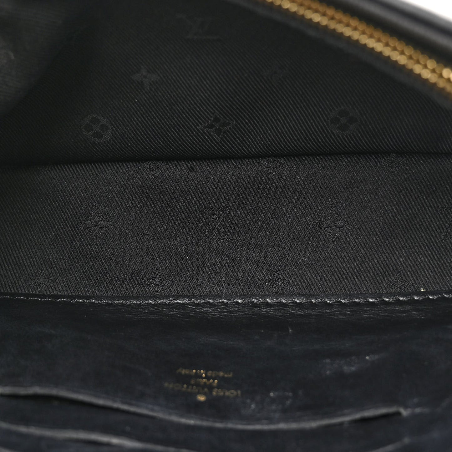 Calfskin Bubblegram Wallet On Strap Black