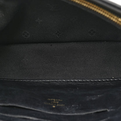 Louis Vuitton Calfskin Bubblegram Wallet On Strap Black 5 of 12