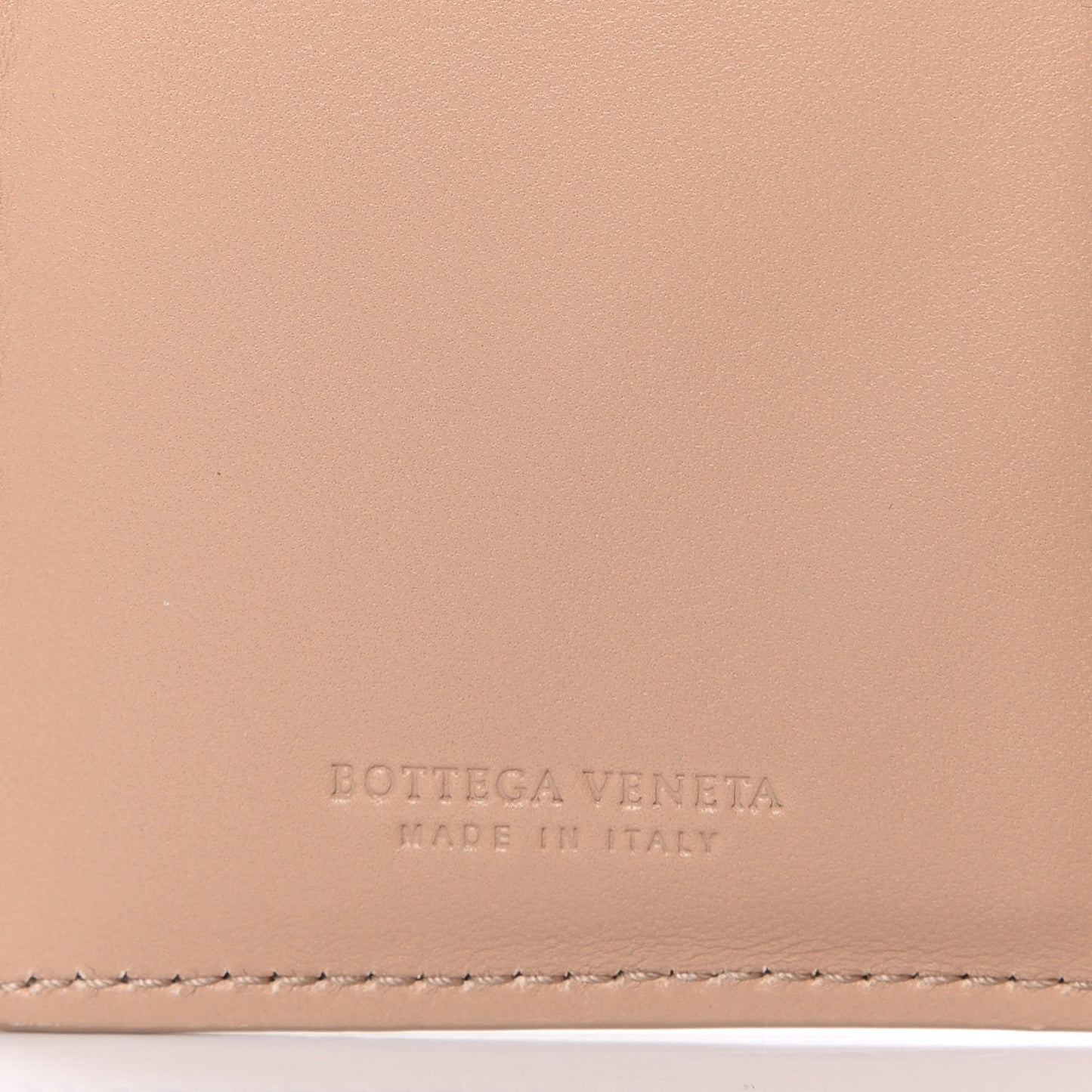 Nappa Intrecciato Continental Snap Wallet Dusty Rose