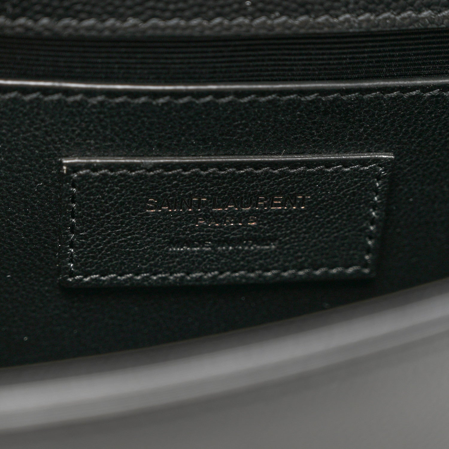 Saint Laurent Grain De Poudre Small Monogram Kate Satchel Black 7 of 10