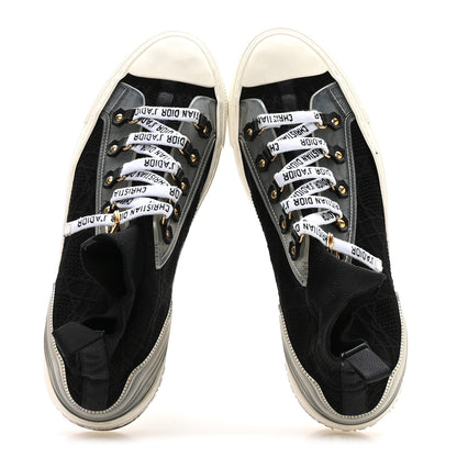 Christian Dior Technical Knit Cannage Womens Walk'N'Dior High Top Sneakers 39 Black 2 of 8