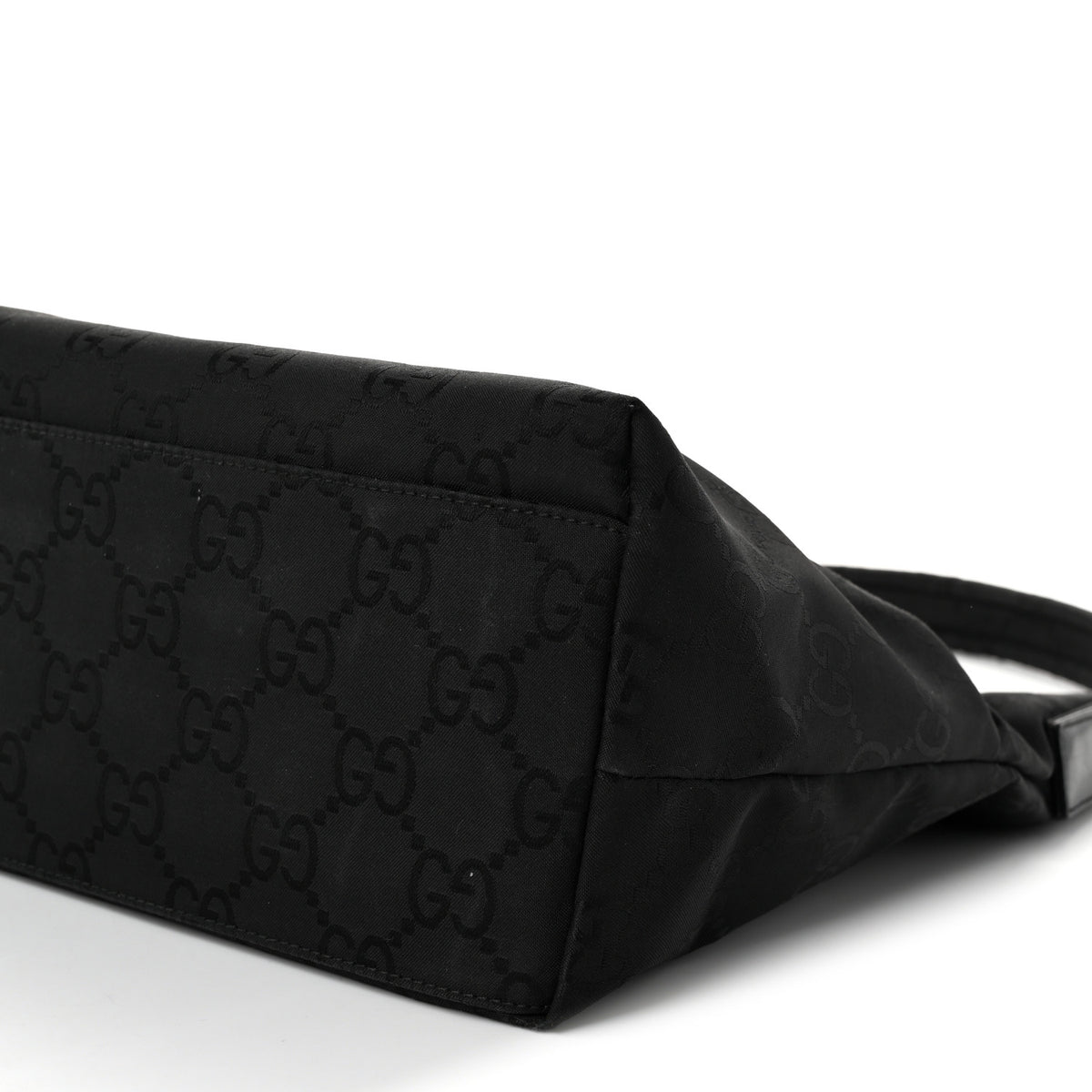 Nylon Hobo Monogram Small  Black