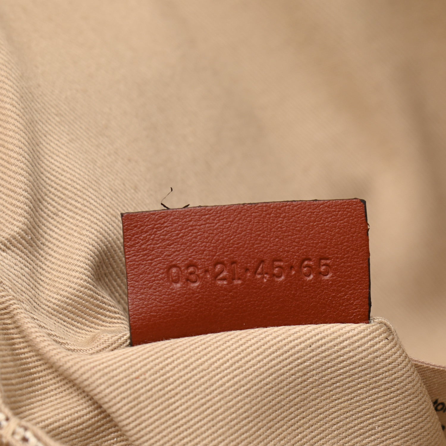 Chloe Cotton Calfskin Woody Belt Bag Beige Brown 7 of 11
