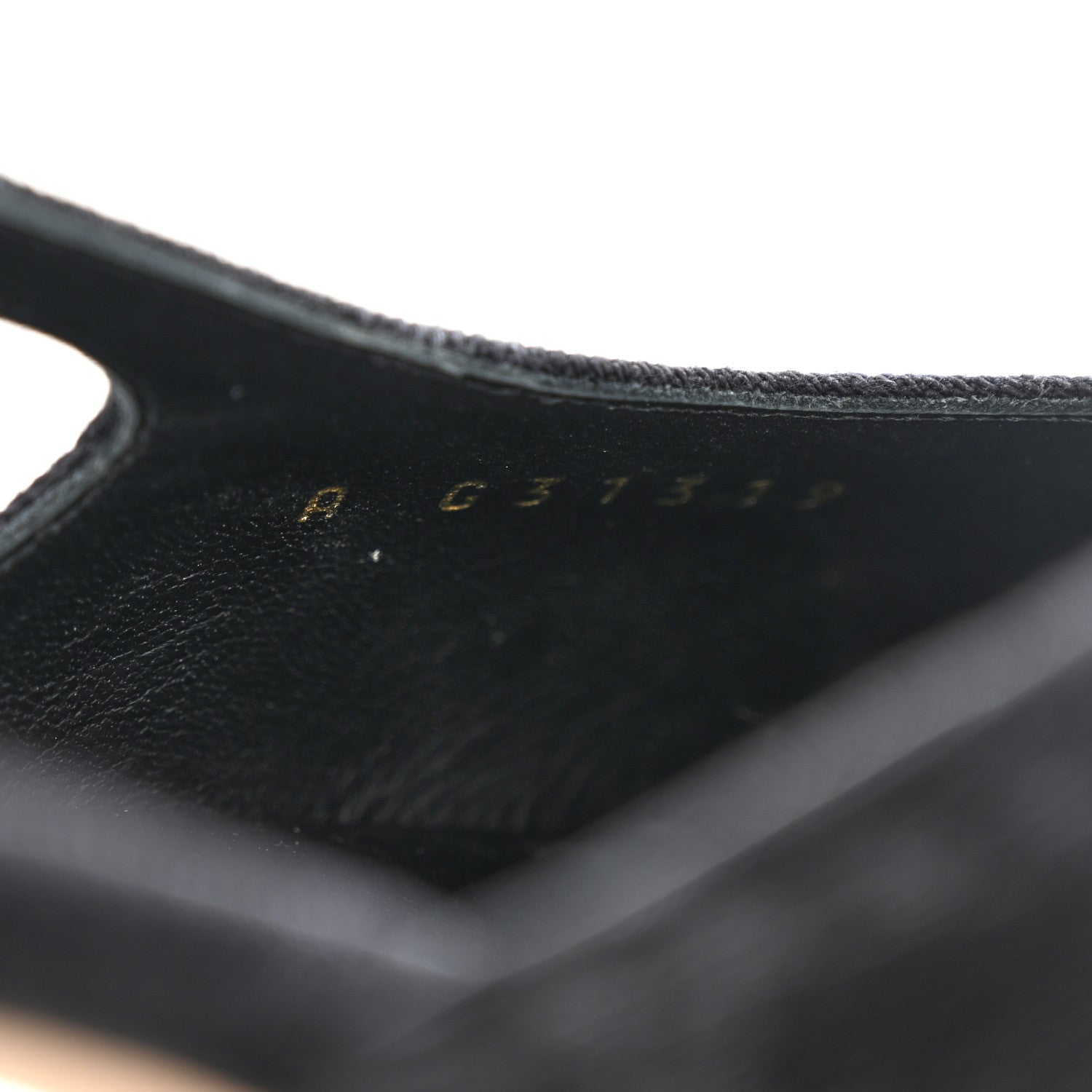 Chanel Denim Cap Toe CC Slingback Flats 41 Charcoal Black 8 of 9