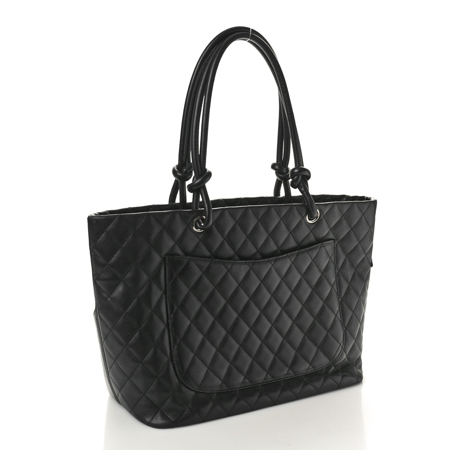 Chanel Calfskin Quilted Large Cambon Tote Black 3 of 10