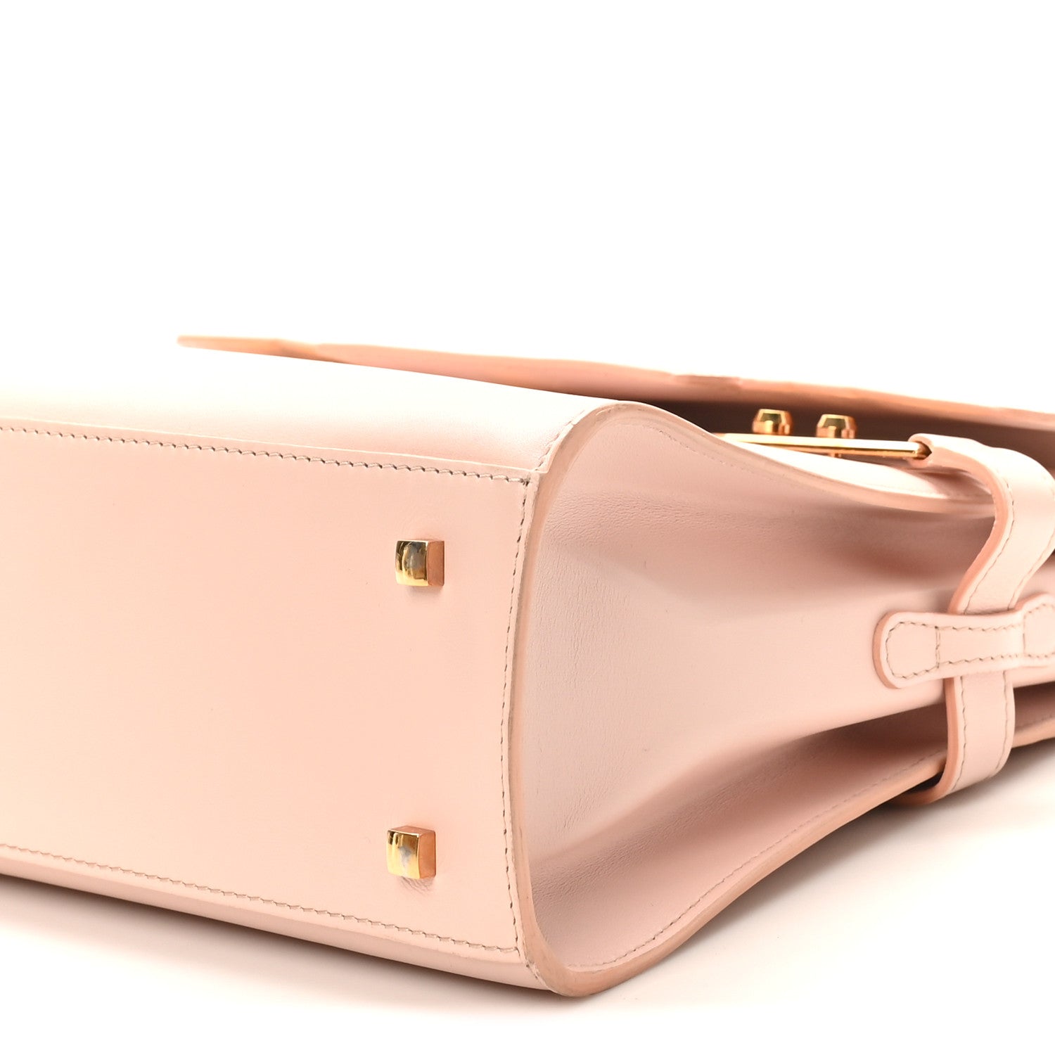 Delvaux Calfskin MM Tempete Satchel Light Pink 10 of 10