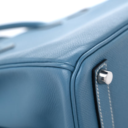 Hermes Epsom HAC Birkin 28 Blue Jean 10 of 15