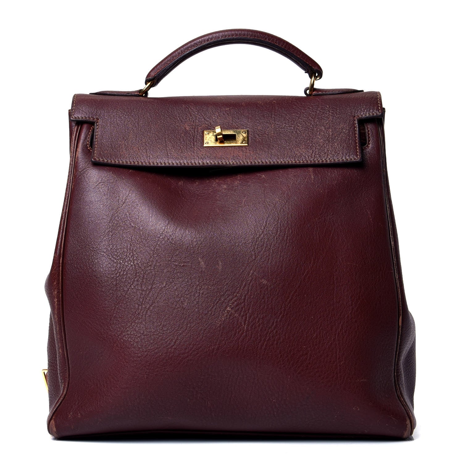 Hermes Veau Rodeo Kelly Ado Backpack 28 Havane 1 of 4
