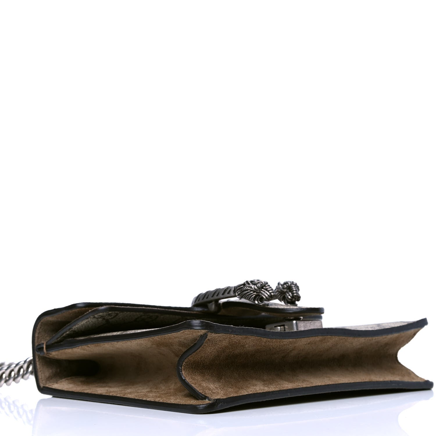 Gucci GG Supreme Monogram Mini Dionysus Shoulder Bag Taupe 3 of 4