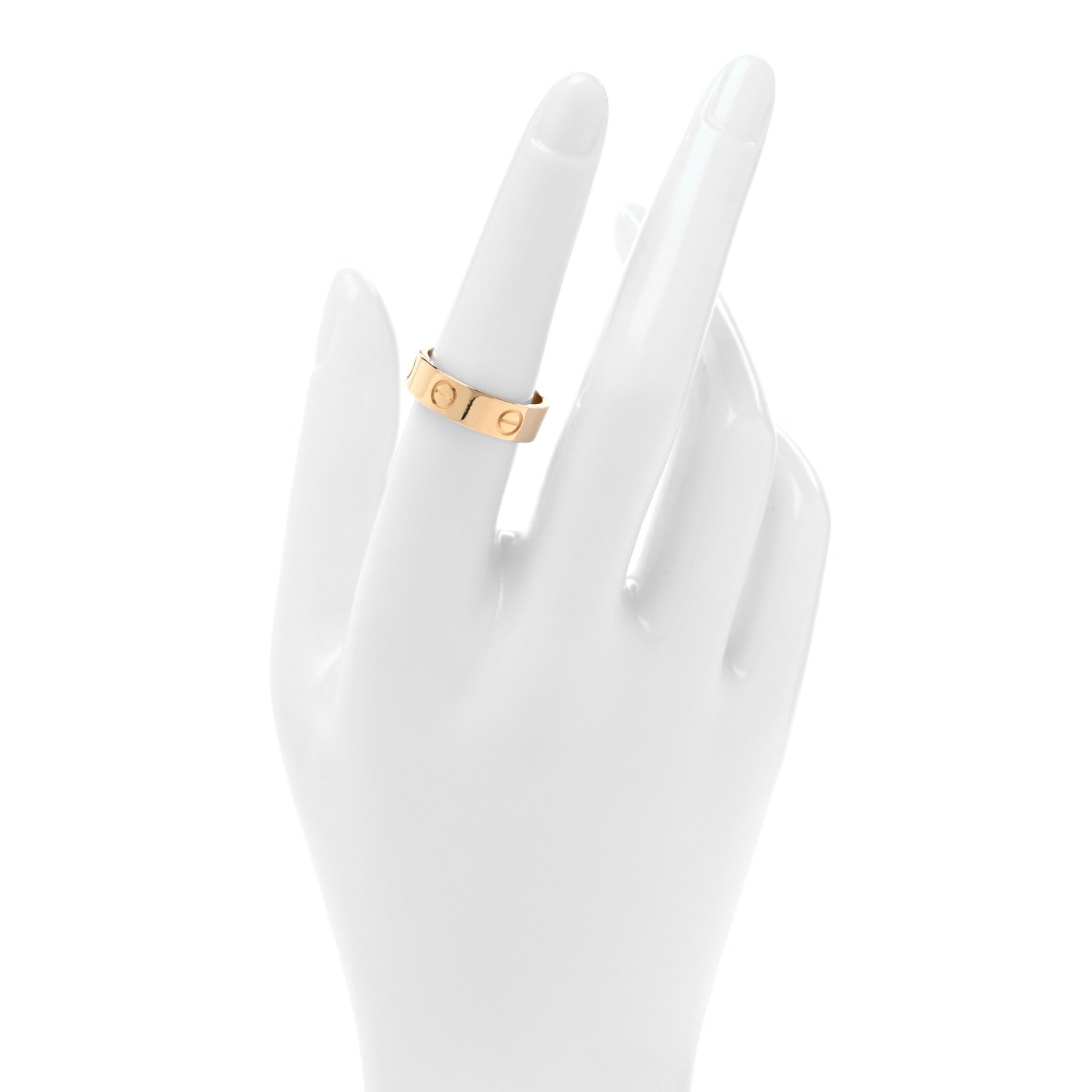 Cartier 18K Yellow Gold 5.5mm LOVE Ring 54 6.75 2 of 5