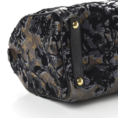 Louis Vuitton Monogram Fleur De Jais Sequins Speedy 30 6 of 9