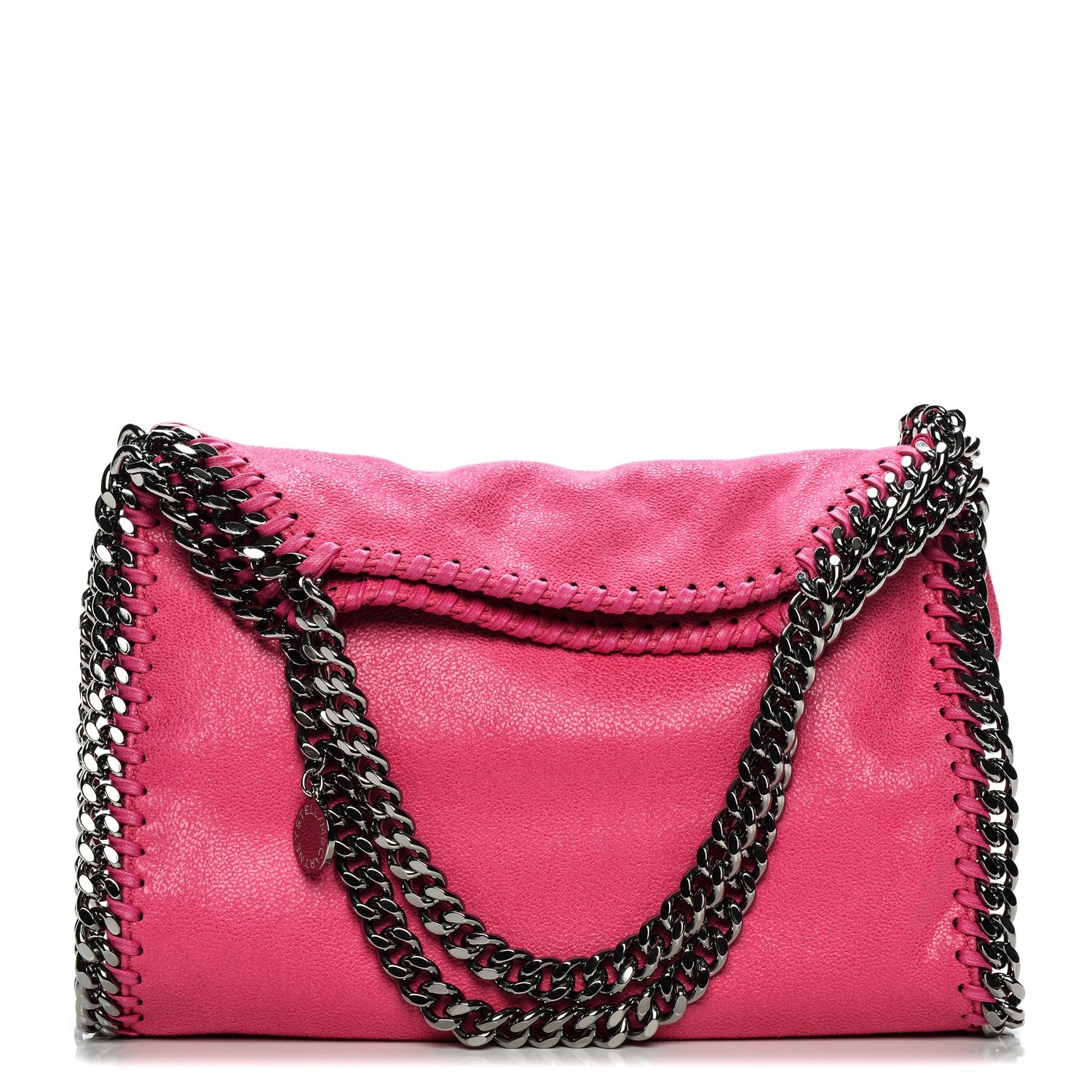 Stella McCartney Shaggy Deer Mini Falabella Tote Hot Pink 1 of 7